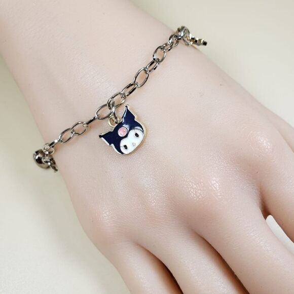 Brand New Sanrio Kuromi Silver Bracelet #1 - Picture 2 of 7